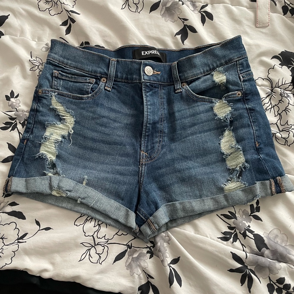 Express high rise shorts